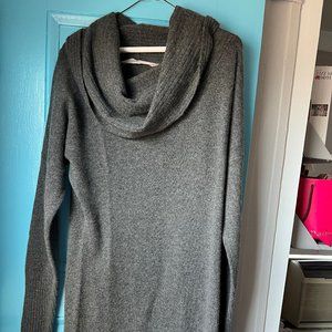 Athleta Grey Cashmere Tunic Size L